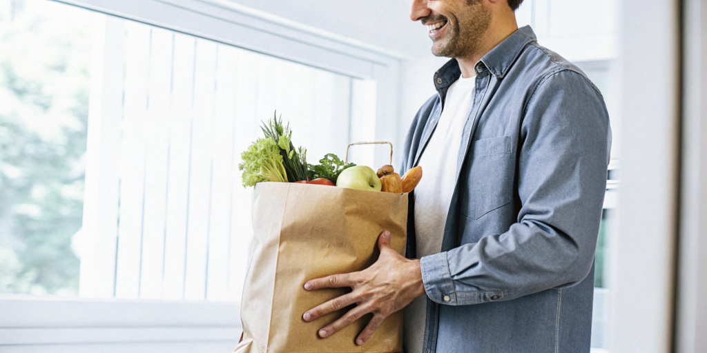 a-smiling-man-holding-a-brown-paper-grocery-bag-fi